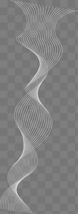 线条纹理图案图片_白色清新曲线