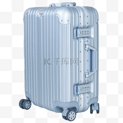旅行的图片_白色的行李箱拉杆箱