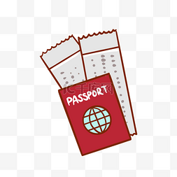 出国图片_护照和机票