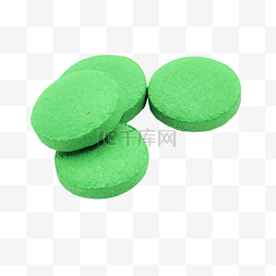 绿色医疗药片
