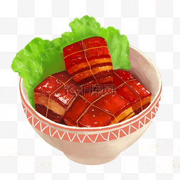 杭州贺报图片_杭州地道美食红烧肉