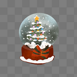 圣诞树水晶球