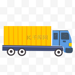 卡车logo图片_黄色货车卡车