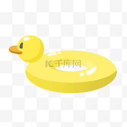 黄色小鸭子游泳圈插图