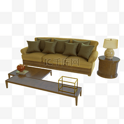木料沙发空间装修