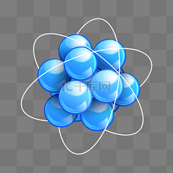 羟基分子式图片_蓝色化学分子
