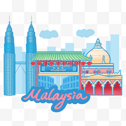 双子塔被图片_马来西亚景点集合