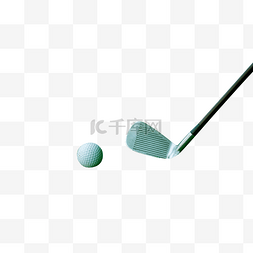 滑行球杆图片_高尔夫球和球杆