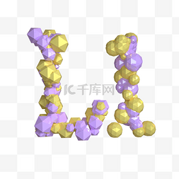 创意几何字母L