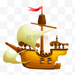 海盗船海盗船剪辑图片_航海工具海盗船