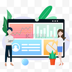 科技分析数据表图片_商务职场数据矢量图