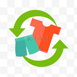 电脑app图片_绿色循环的箭头免抠图