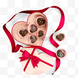 情人节素材巧克力图片_情人节巧克力礼盒