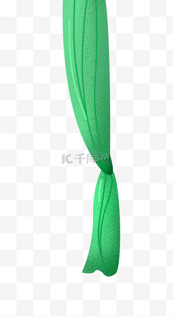 简约窗帘图片_绿色的窗帘