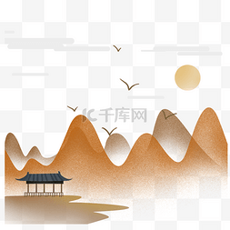 公园秋天图片_秋天古风风景