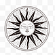 纹身太阳月亮