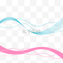 彩色icon合集图片_彩色波浪线设计矢量图图片