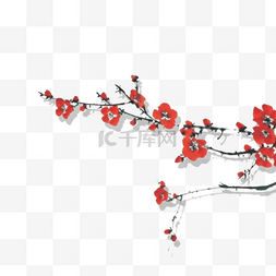 桃花漂亮图片_红色桃花