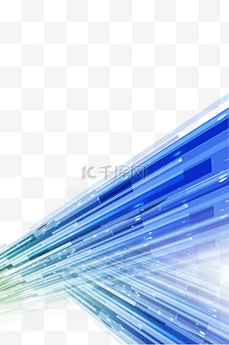 蓝色光束科技图片_蓝色光束光感背景