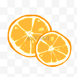 橙子特写图片_香橙片