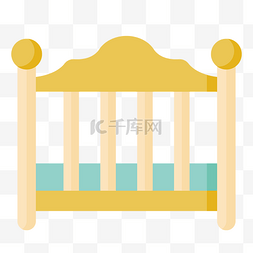 棕色婴儿床图片_木质婴儿床