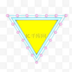 三角几何装饰图图片_彩色倒三角立体C4D电商促销背