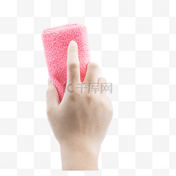 手部清洁护理图标图片_手拿毛巾擦拭