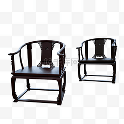 椅子褐色古朴家居2把椅子休息座