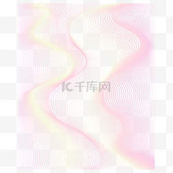 波浪线纹路图片_粉色渐变抽象波纹曲线
