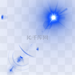 蓝紫色流光图片_蓝色科技光束png