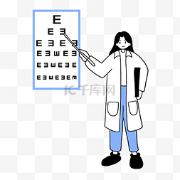 视力检测医生