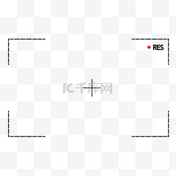 视频播放框图片_摄像机录像边框