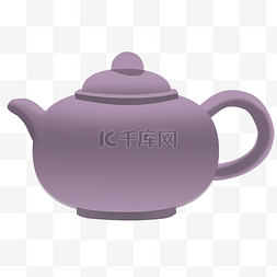 茶道茶文化茶具插画