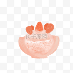 零食甜品雪糕冰激凌草莓