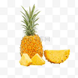 菠萝味儿图片_切开水果菠萝