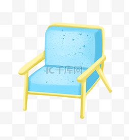 蓝色沙发座椅