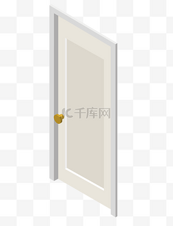 室内门图片_白色单扇门