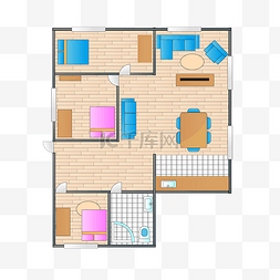 户型刷屏图片_标准户型图