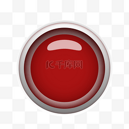 矢量红色质感按钮