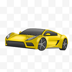 黄色汽车赛车