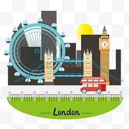 著名城市景点图片_英国伦敦地标旅游建筑