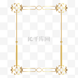 金色边框纹理