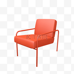 立体椅子C4D海报设计