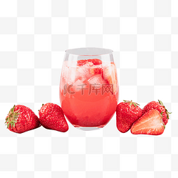 红色杯子饮品图片_芝芝莓莓奶茶冷饮