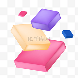 立体几何素材图片_立体几何长方体