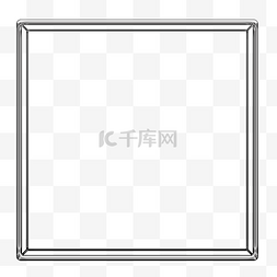 质感金属框图片_银色金属框