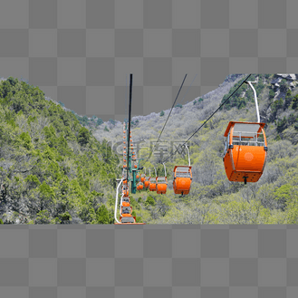 摄影图5a级景区绵山介公岭缆车摄影图个人vip和企业v