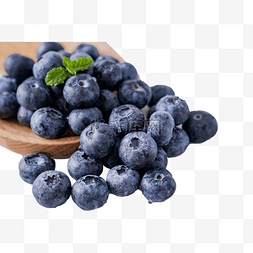 蓝莓切面图片_蓝莓水果