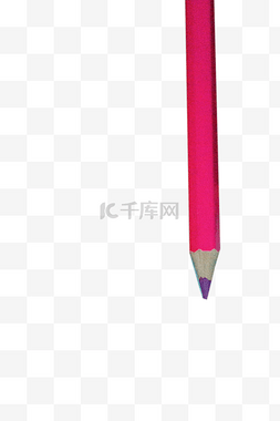 纯紫色彩色铅笔携带方便