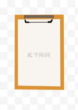 办公用具素材图片_带夹子的写字板
